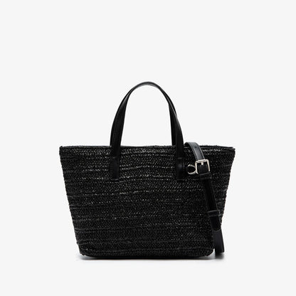 Bohemian Beach Bags for Women Tote Travel Straw Bag Handmade Handbag Bucket Bag Vacation Shoulder Crossbody Bags Shopper