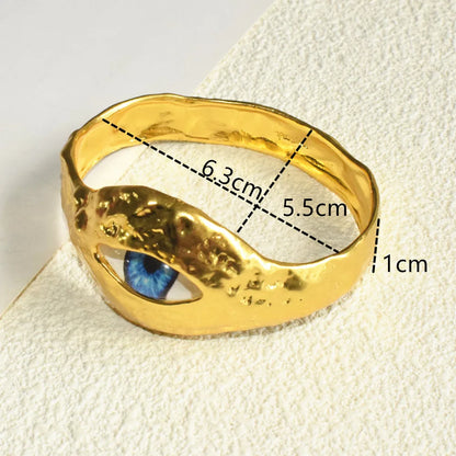 Gorgeous Hand Simple Bracelet Plated Eyes Nose Mouth Small Wrist Bangle For Women