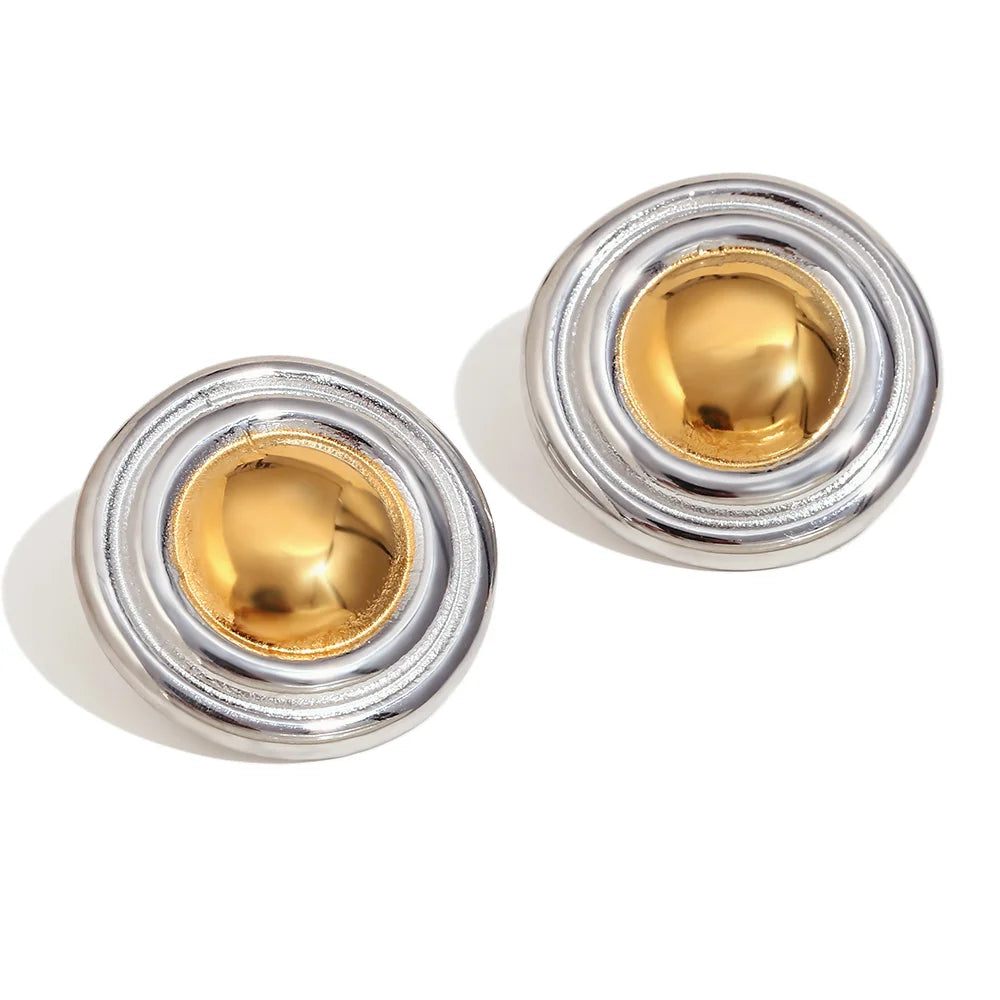 Waterproof Elegant Stainless Earring Steel Plated