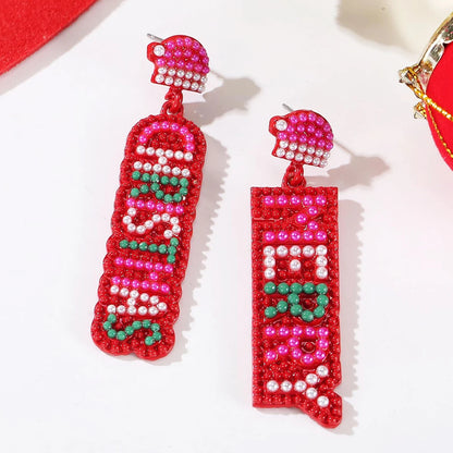 Merry Christmas Earrings Women