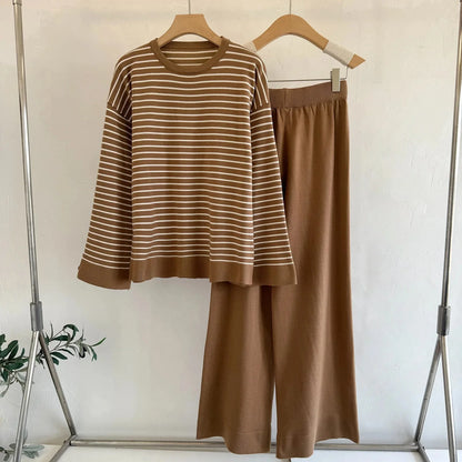 Elegant Two-Piece Set Women's Fashionable Autumn Winter