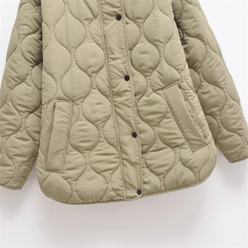 Women's Long LooseCotton Jacket Coat