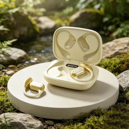 Fone Bluetooth Earbuds Wireless Headphones Professional Bluetooth Headsets Include Ergonomic Boom Mics for Superior Clarity
