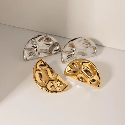 Women's Elegant Plated & Stainless Earrings
