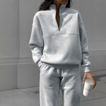 Casual Two Piece Set Woman New Sweatshirt and Pants Suit for Female Streetwear  Autumn and Winter