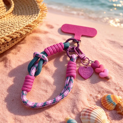 1PC Cellphone Straps Hanging Cord Mobile Phone Lanyard Short Wrist Strap Charm Anti-lost Chain for Women Keychain Pendant