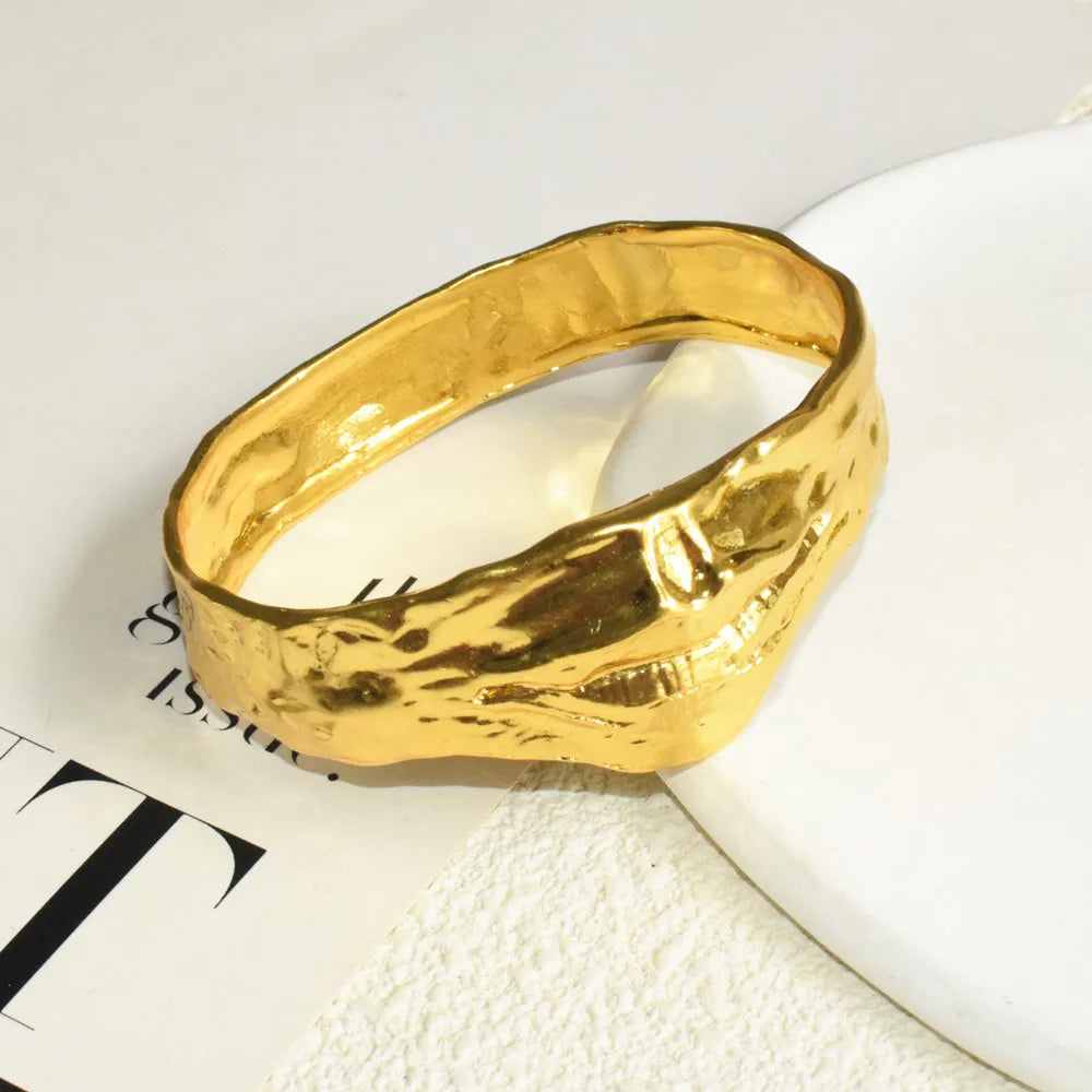 Gorgeous Hand Simple Bracelet Plated Eyes Nose Mouth Small Wrist Bangle For Women