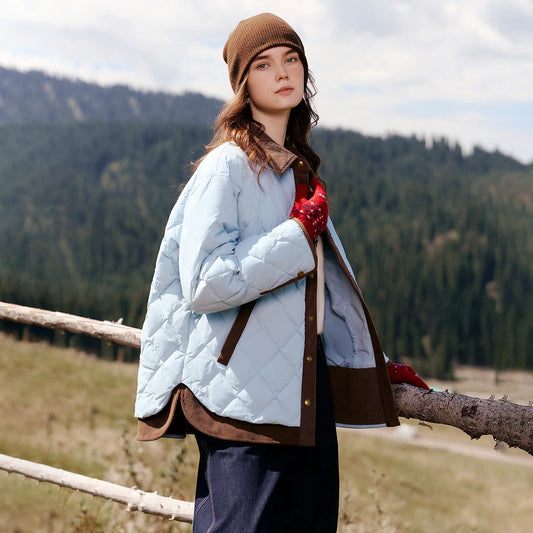 Women Shirt Style Down Jacket