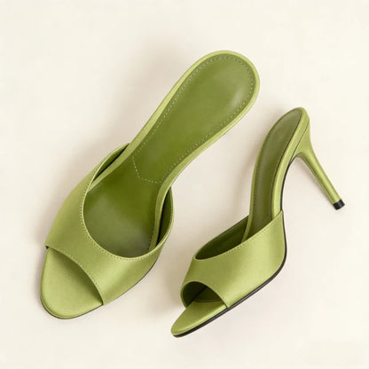 Satin Women's Sandals Fashion Open Toe Comfortable