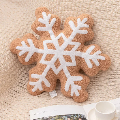 Candy Wreath Snowflake Cushion Plush Pillow