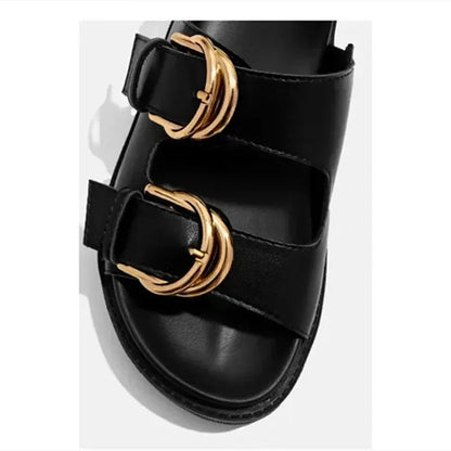 Women's Summer Black Sandals