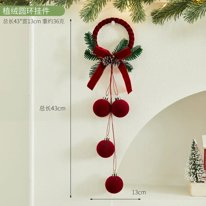 New Style Atmosphere Bell Bow Pendant Christmas Tree Decoration