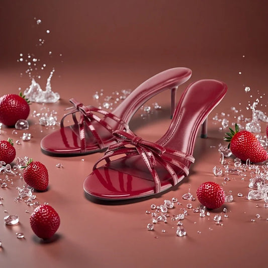 Women's Elegant Red Sandals