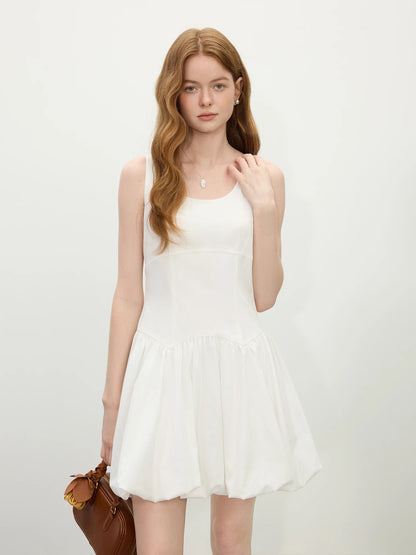 Sweety Girly Long Dresses For Women New Sleeveless Bud Chic Vest Dress