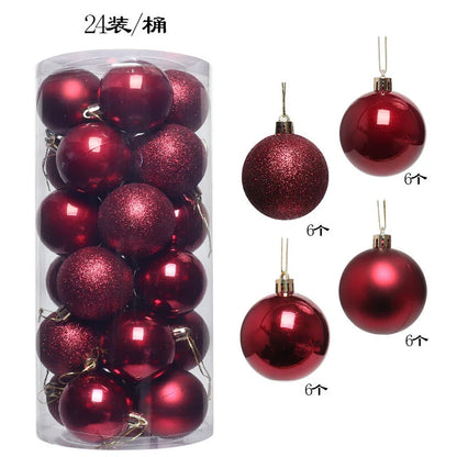 1Box 3/4cm Christmas Balls Christmas Tree Ornaments Xmas Hanging Tree Pendants