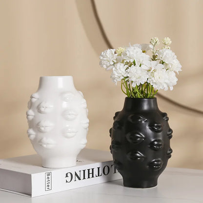 Vase Ceramic Flower for Home Decoration