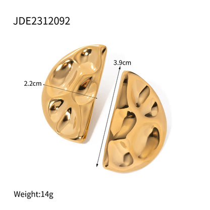Women's Elegant Plated & Stainless Earrings