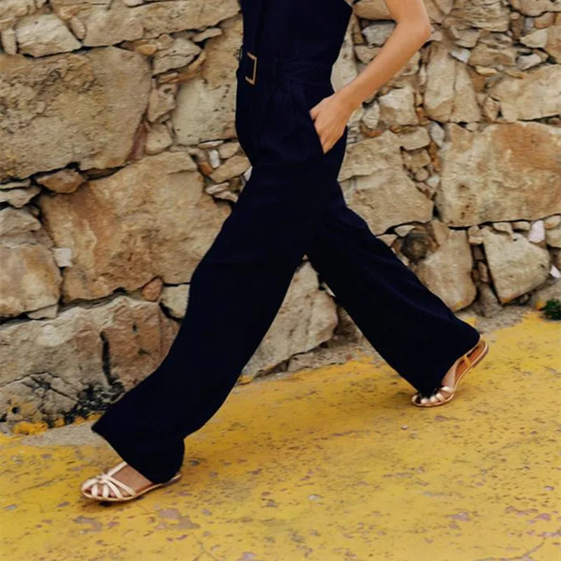 Gold Flat Sandals Women