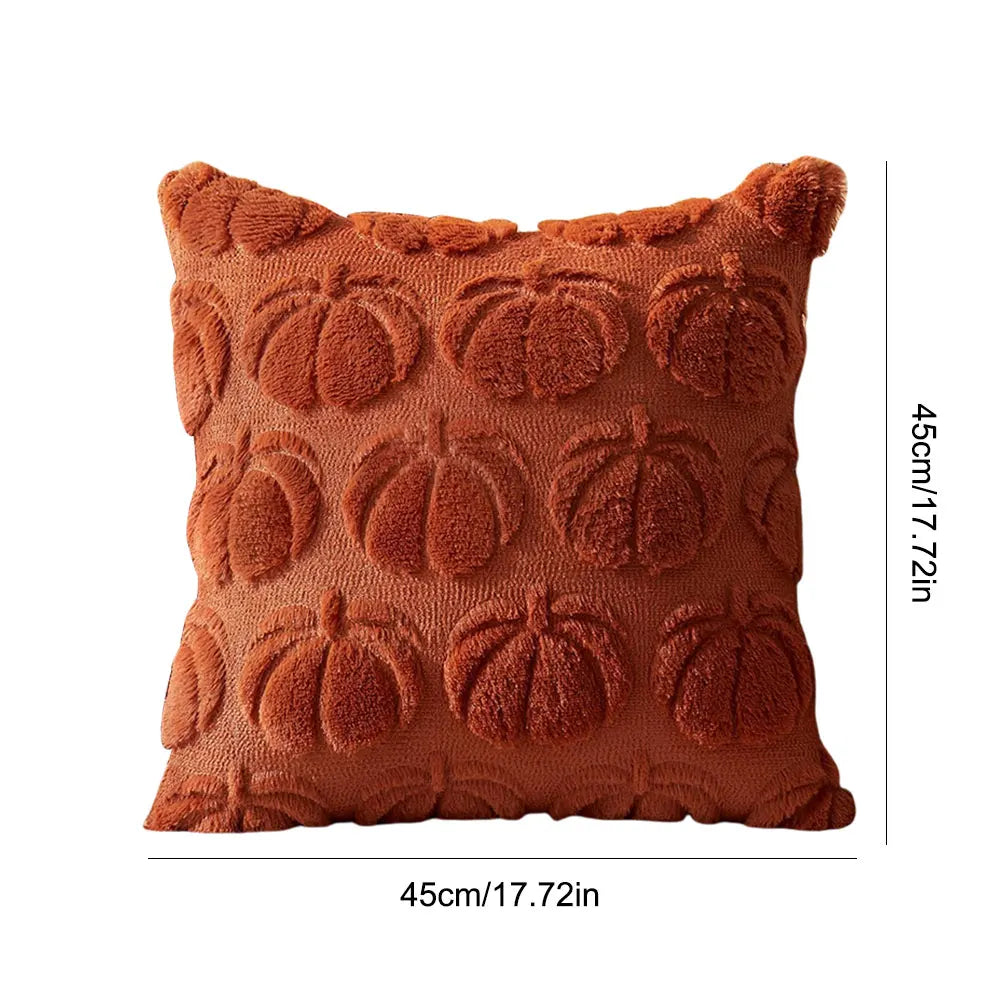 45*45cm Ghost Pumpkin Cushion Cover Halloween Throw Pillow Cover Pumpkin