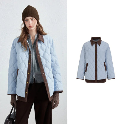 Women Shirt Style Down Jacket