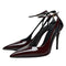 Elegant Women Pumps 2025 Brand Designer Shoe Open Heel High Heels