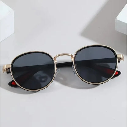 High Quality Woman Sun Glasses Man Vintage Designer Outdoor Sunglasses Men Round Fashion Plastic Titanium UV Protection Glasses