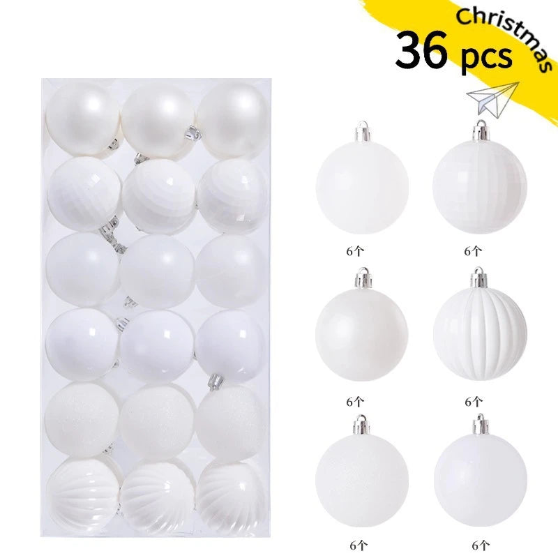 1Box 3/4cm Christmas Balls Christmas Tree Ornaments Xmas Hanging Tree Pendants
