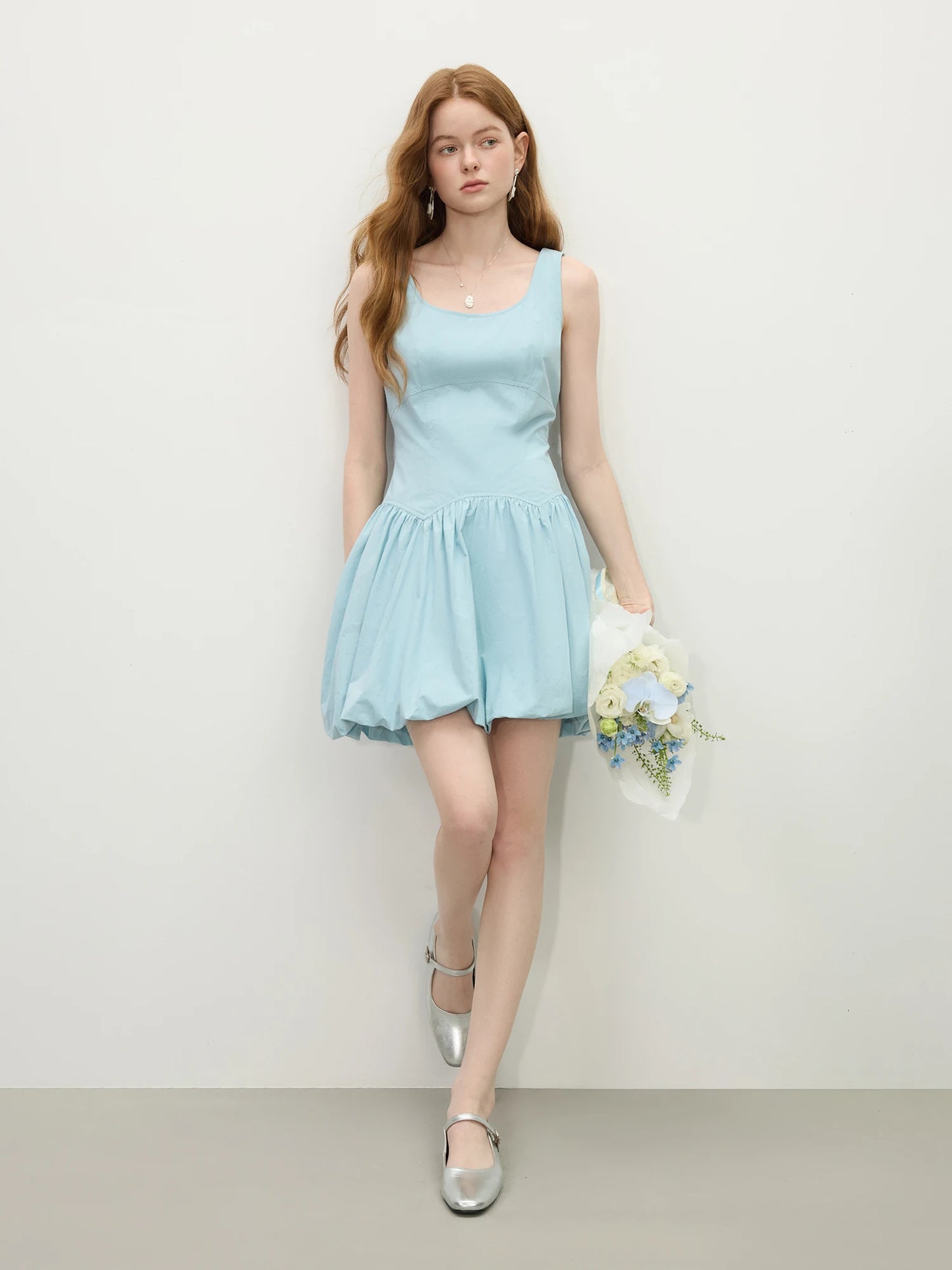 Sweety Girly Long Dresses For Women New Sleeveless Bud Chic Vest Dress