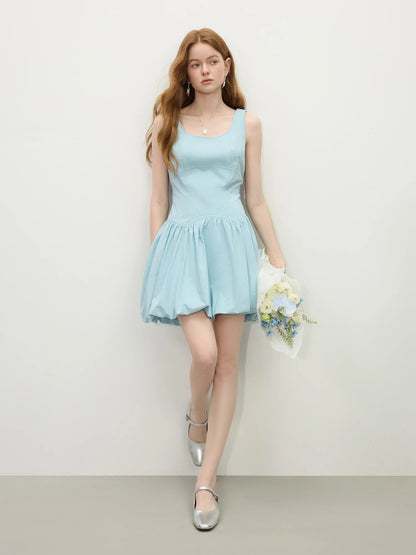 Sweety Girly Long Dresses For Women New Sleeveless Bud Chic Vest Dress