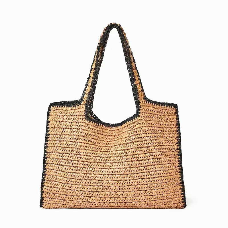 Large Capacity Straw Tote Bags for Women