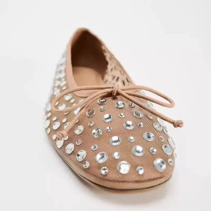 Ballet Flats Women Bowknot Shallow Designer Sandals for Women