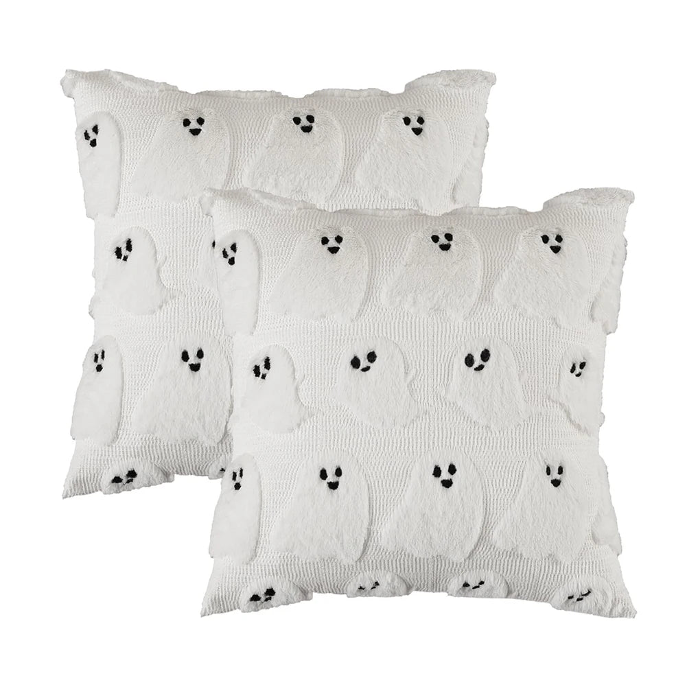 45*45cm Ghost Pumpkin Cushion Cover Halloween Throw Pillow Cover Pumpkin