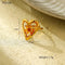 Modern Rings for Women Satinless Gold Plated