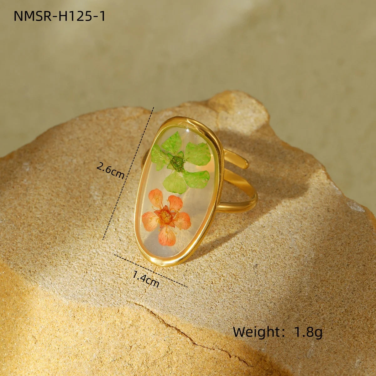 Modern Rings for Women Satinless Gold Plated