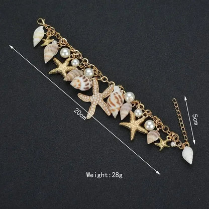 New Arrival Starfish Pendant Lemon Fruit women's bracelet