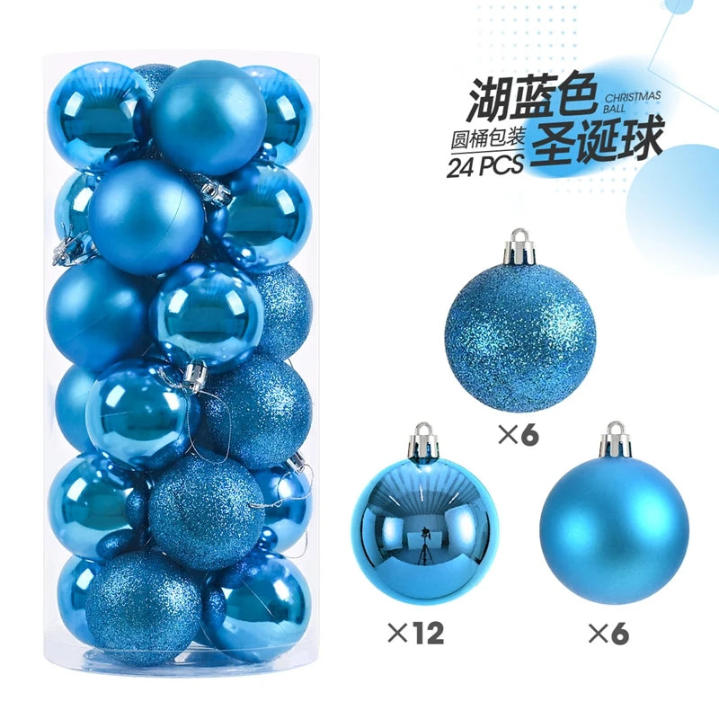 1Box 3/4cm Christmas Balls Christmas Tree Ornaments Xmas Hanging Tree Pendants