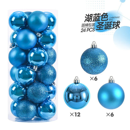 1Box 3/4cm Christmas Balls Christmas Tree Ornaments Xmas Hanging Tree Pendants