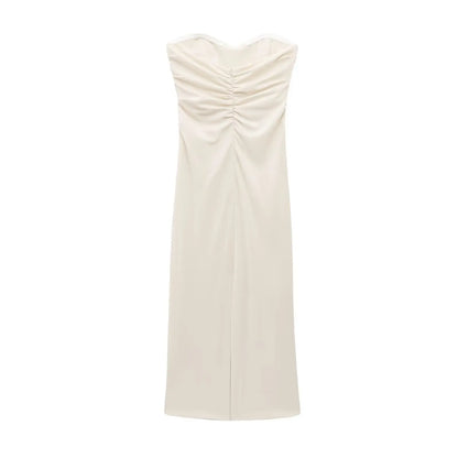 Top Pleated Slim Dress