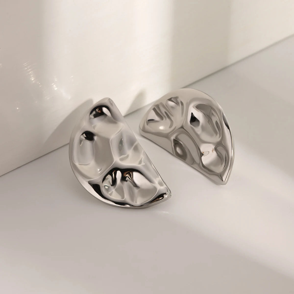 Women's Elegant Plated & Stainless Earrings