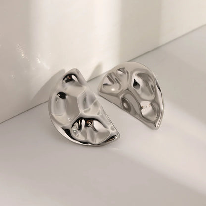 Women's Elegant Plated & Stainless Earrings