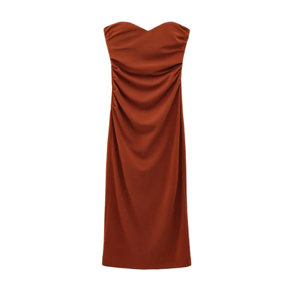 Top Pleated Slim Dress