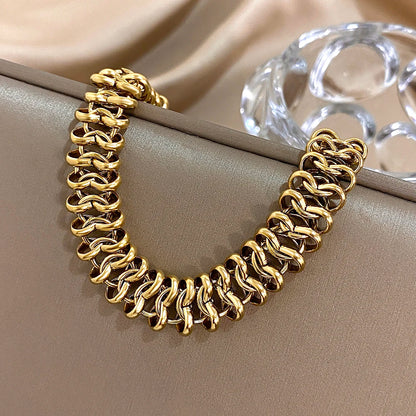 Bracelet Waterproof Gold Color Fashion Wrist Jewelry for Women