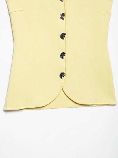 Trendy Elegant knitted camisole