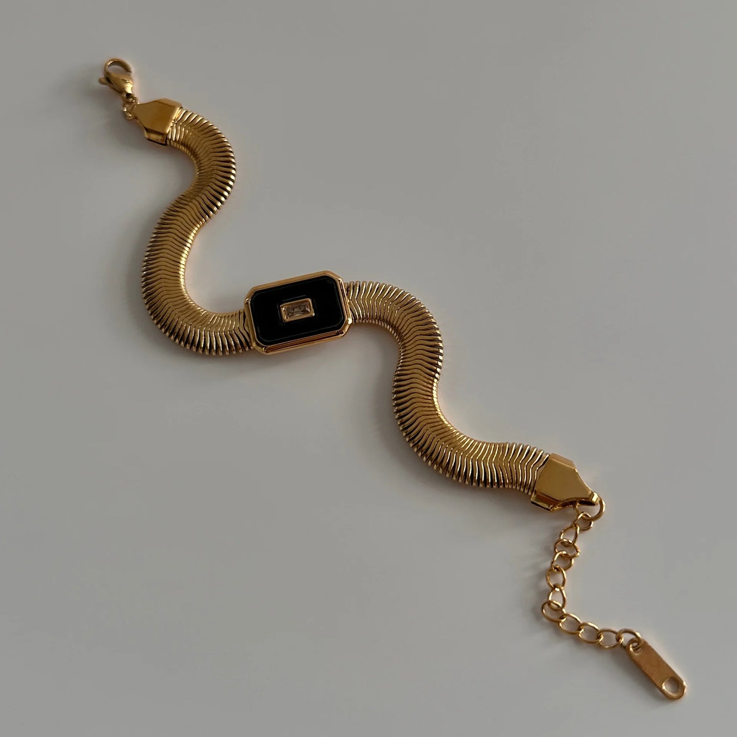 Fashion Trendy Square Bracelet Stainless Steel