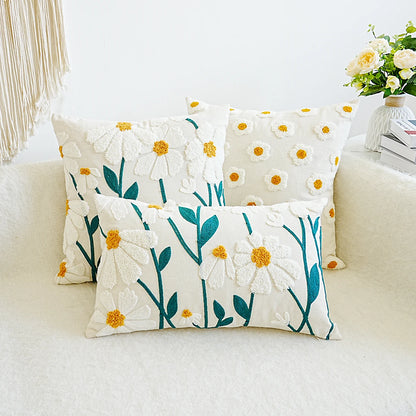 Floral Cover Cushion Pillow Case For Living Room