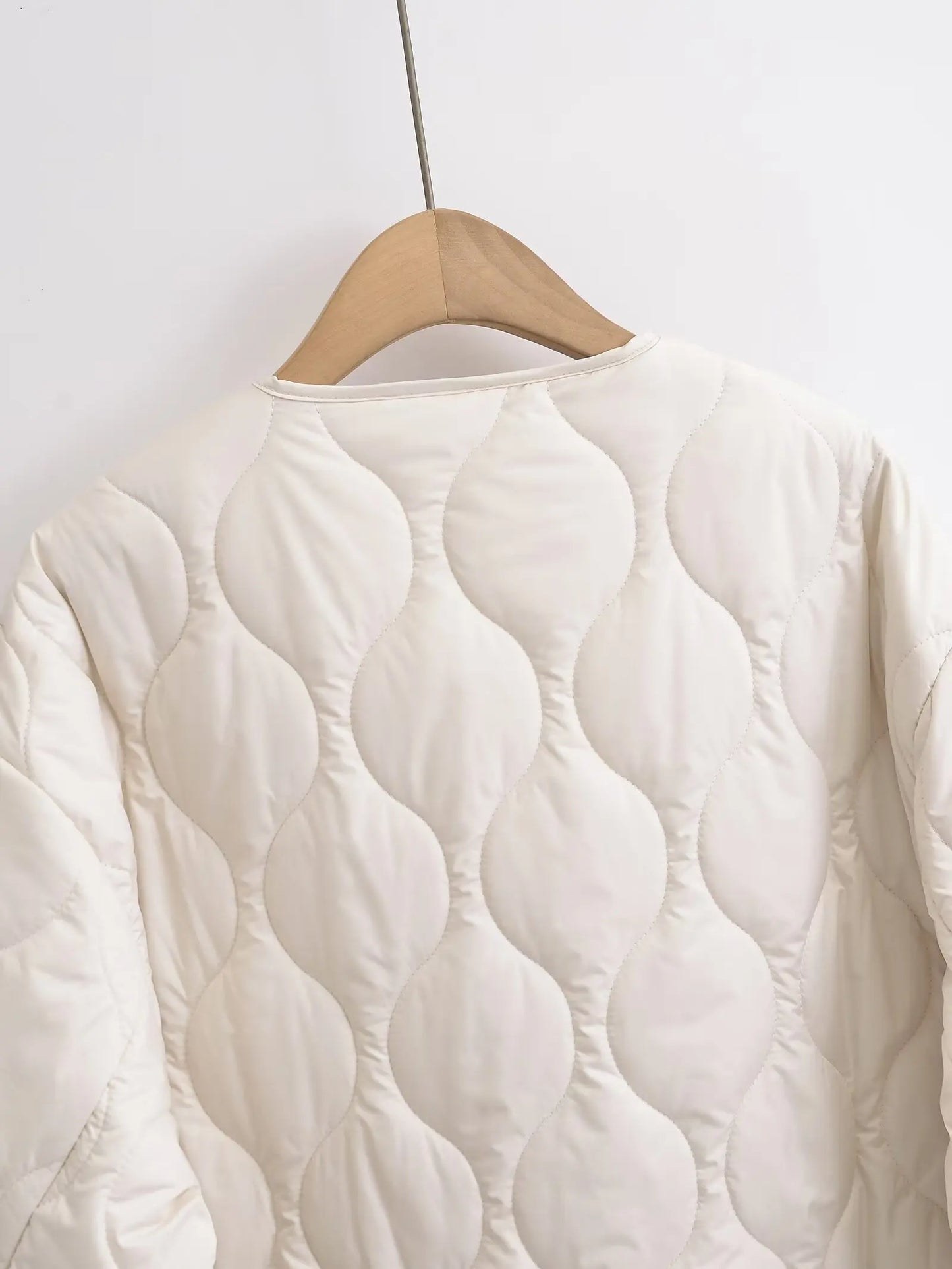 Elegant Casual and versatile neck bow Tie cotton Jacket For Women