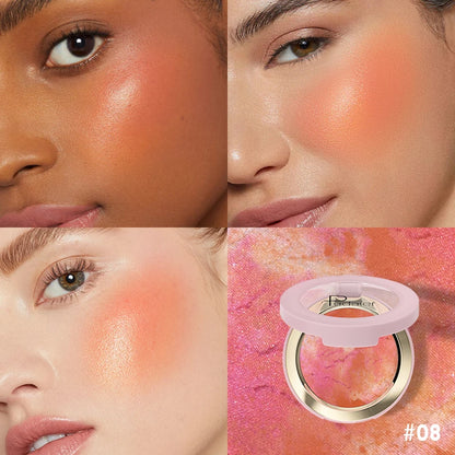 Pearly Powder Blush Highlighter Long-lasting