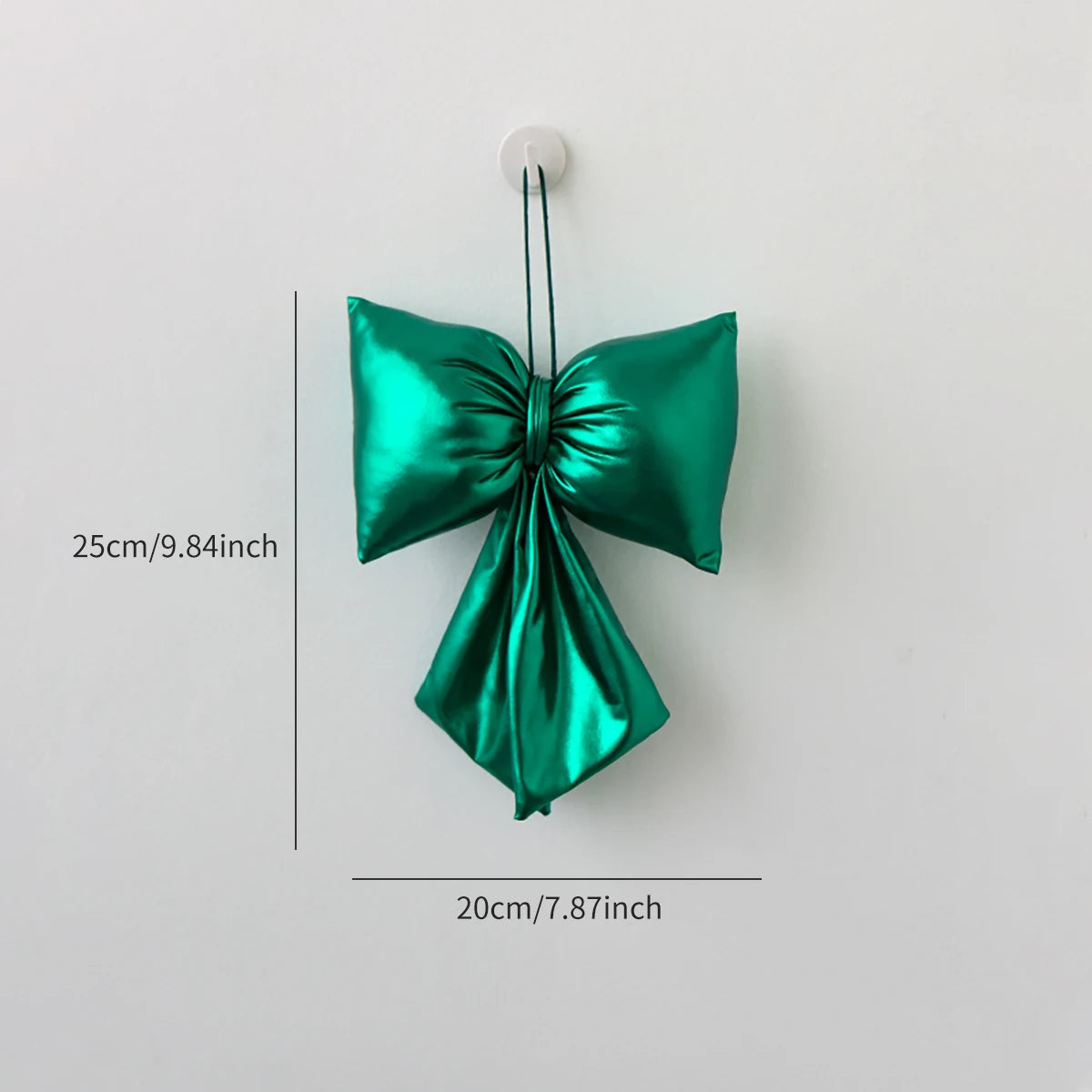 Christmas 3D sequin bow decoration ornament for Christmas tree