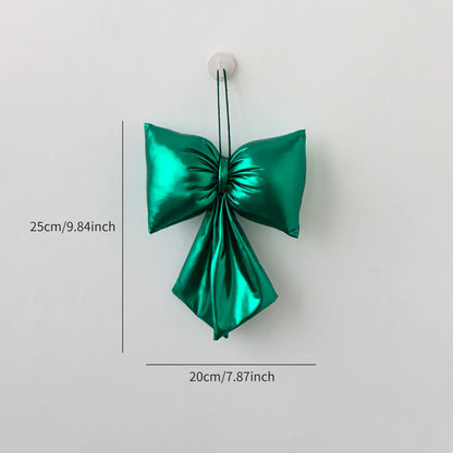 Christmas 3D sequin bow decoration ornament for Christmas tree