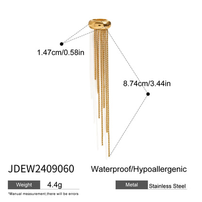 Women's Chic Plated Earrings